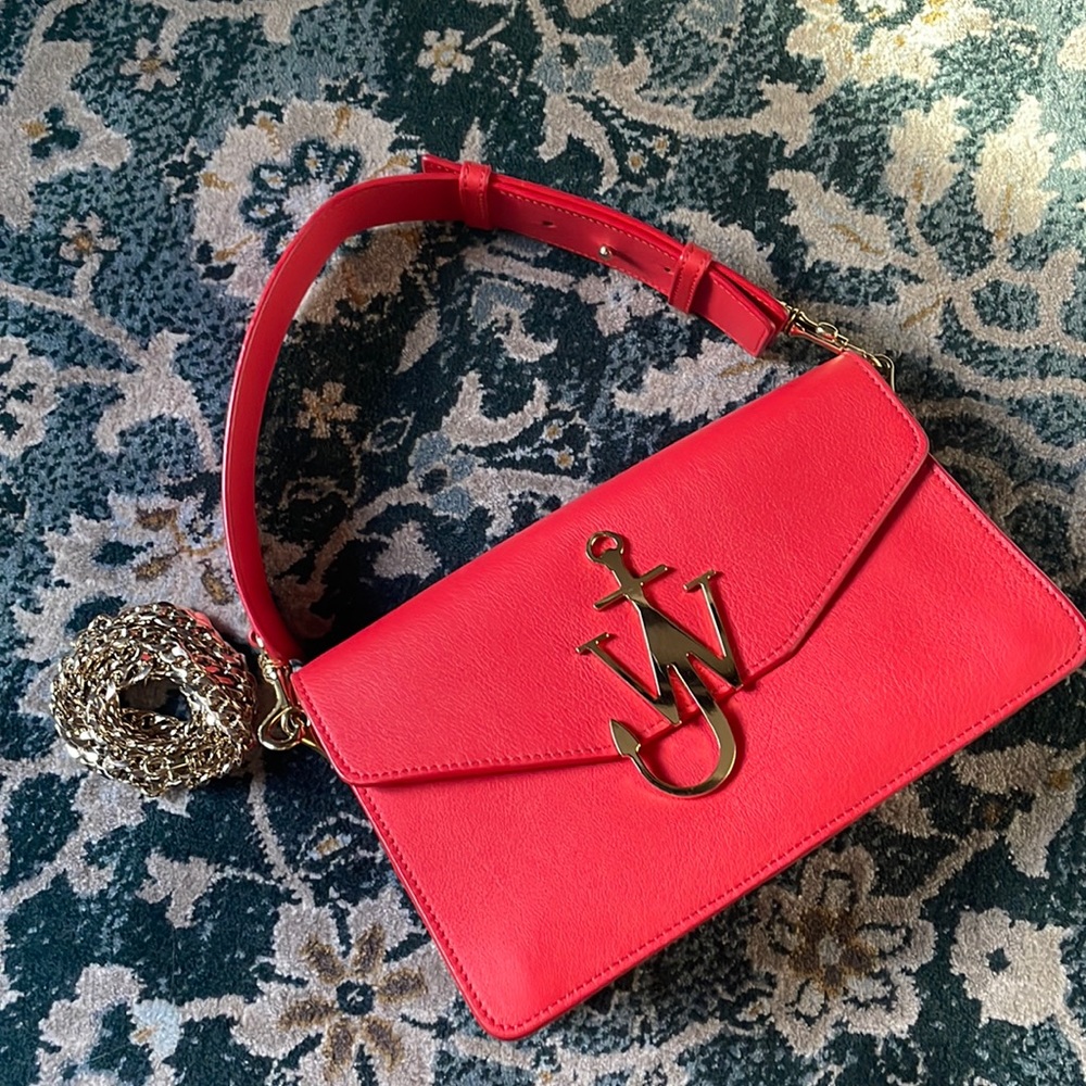 JW Anderson Logo purse with chain and short strap